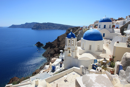 Grèce - Santorin (Eglise à Oia)